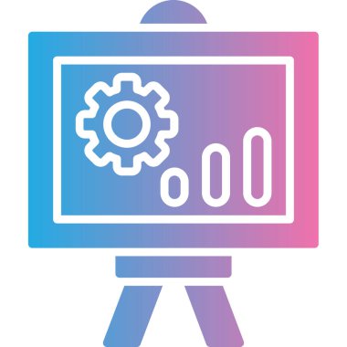 seo modern simgesinin vektör illüstrasyonu