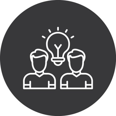 İş ve finans simgesinin vektör illüstrasyonu