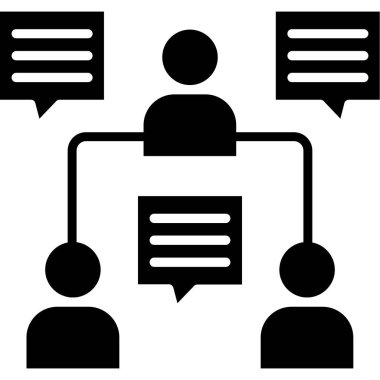 iş yönetimi vektör simgesi