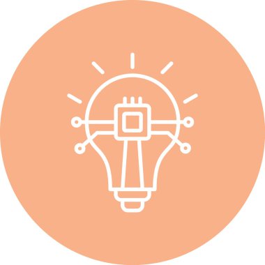 ampul simgesi vektör illüstrasyonu