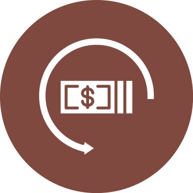 Dolar simgesi vektör illüstrasyonu