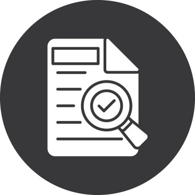 Onay listesi simgesini. Onay listesi vektör simgesi web için basit örnek