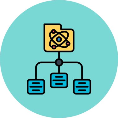 Modern eğitim ikonunun vektör illüstrasyonu