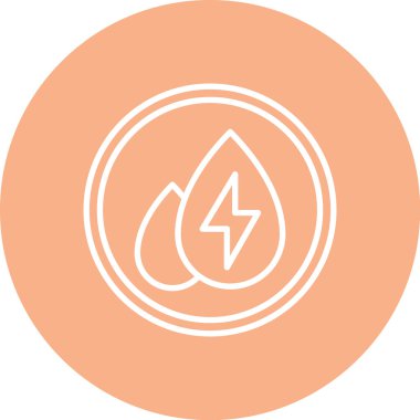 vektör güç simgesi çizimi