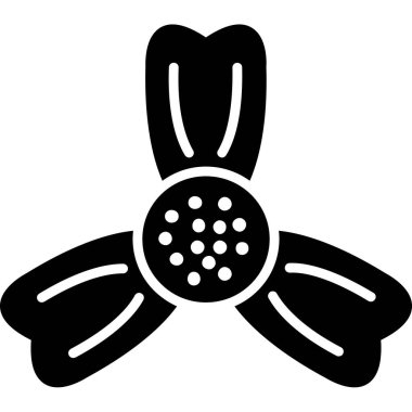 Çiçek ve yaprak ikonunun vektör çizimi. Ağ için çiçek ve çiçek sembolü seti.