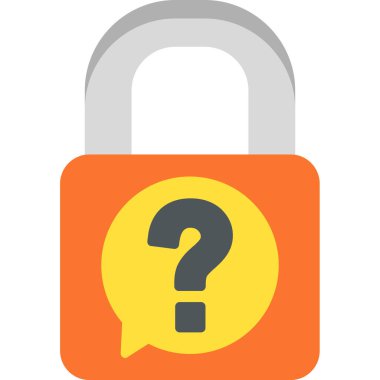 ikon vektör illüstrasyonunu kilitle