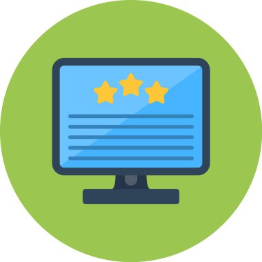 Ağ simgesi. Basit iş illüstrasyonu