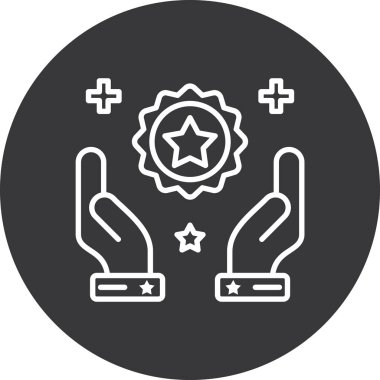 ödül simgesi vektör illüstrasyonu