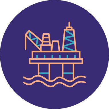 petrol endüstrisi vektör simgesi