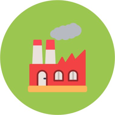 Üretici Simgesi, Basit Renk Vektörü İllüstrasyonu