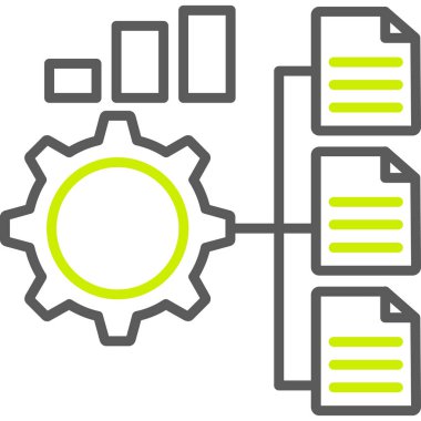 Veri Merkezi simgesini, vektör çizim