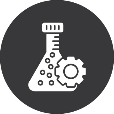 Bir dişli simgesini vektör çizim