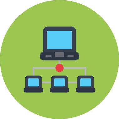 ağ paylaşım simgesi çizimi