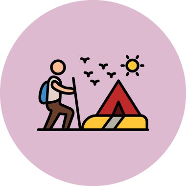 Güneş ve şemsiyeli adam ve uçurtma