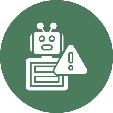 Robot simgesinin vektör illüstrasyonu