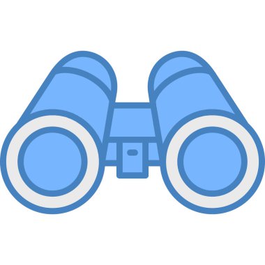 Dürbün web simgesi basit illüstrasyon