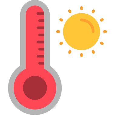 sıcaklık termometre simgesi