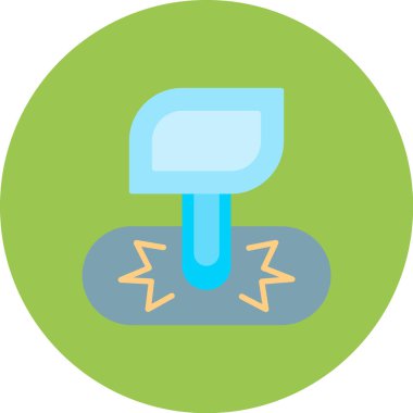 Termometre. Web simgesi basit illüstrasyon