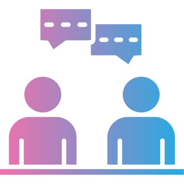 Sohbet ikonu vektörü. İnce çizgi işareti. izole edilmiş sınır sembolü çizimi