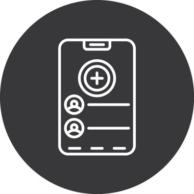 cep telefonu ikonu vektör illüstrasyonu