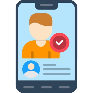 mobil sohbet simgesi, vektör illüstrasyonu, tasarım