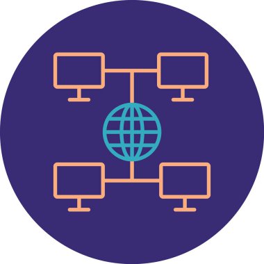 seo modern simgesinin vektör illüstrasyonu