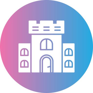 Mimari. Web simgesi basit illüstrasyon