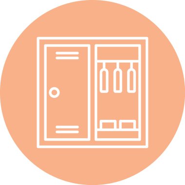 Kapı simgesinin vektör illüstrasyonu