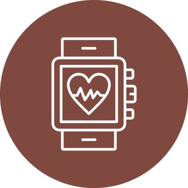 Akıllı Telefon. Basit illüstrasyon