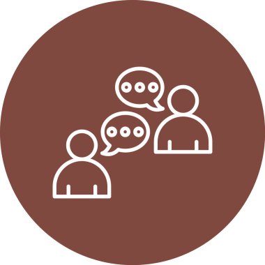 İnsanlar. Web simgesi basit illüstrasyon