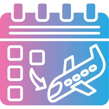 vektör Takvimi Simgesi illüstrasyonu