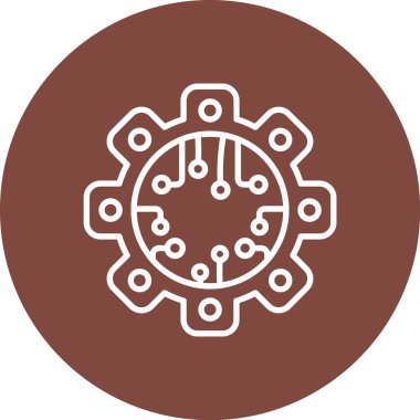 Modern bir simgenin vektör illüstrasyonu