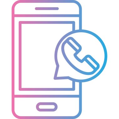 akıllı telefon simgesi vektör illüstrasyonu