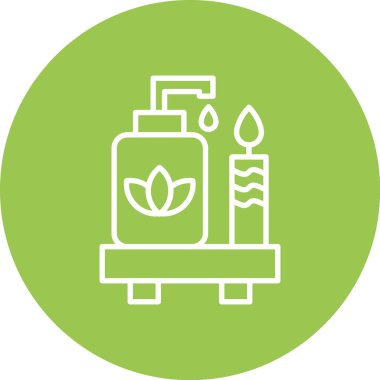 Benzersiz yağ şişesi vektör simgesi