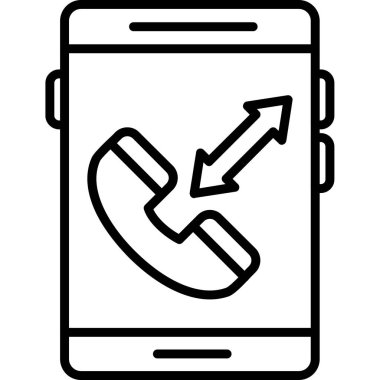 Cep telefonu vektör resimleme çağrısı