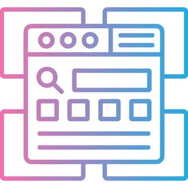 Web tasarımı. Web simgesi