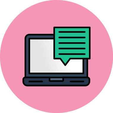 Bilgisayar. Basit ağ simgesi