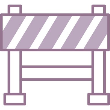 bariyer inşa simgesi - taslak biçimi