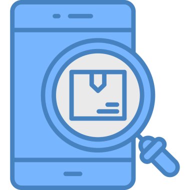 Akıllı telefon. Web simgesi basit illüstrasyon