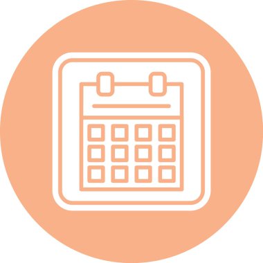 Hesap makinesi simgesi. vektör illüstrasyonu