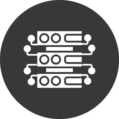 Modern b 'nin vektör illüstrasyonu eksik simgesi