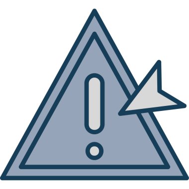 Yön. Web simgesi basit illüstrasyon