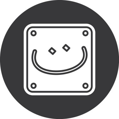 Modern simgenin vektör illüstrasyonu