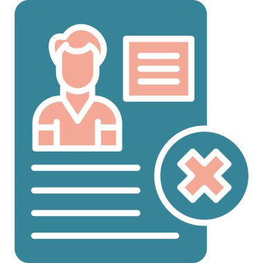 Belgesi olan bir adamın vektör illüstrasyonu