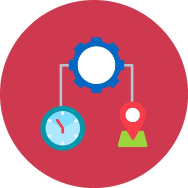 iş simgesi vektör illüstrasyonu