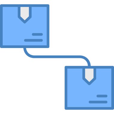 veri paylaşım simgesi. Basit resimleme