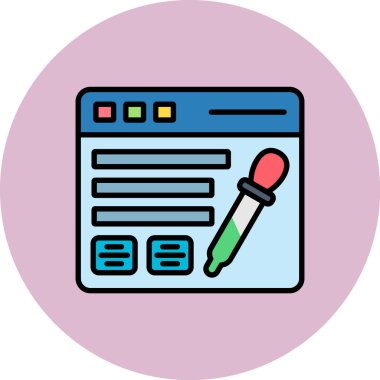 web development. web icon simple design