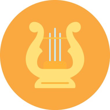 davul. Web simgesi basit illüstrasyon