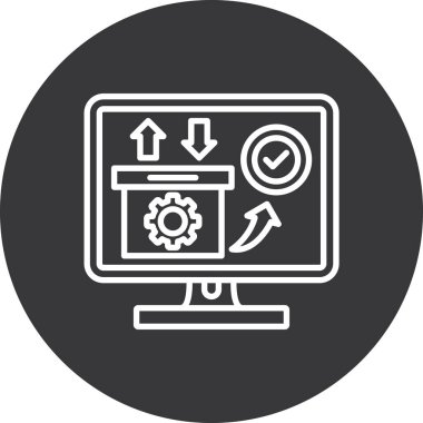 veri analiz simgesi vektör illüstrasyonu