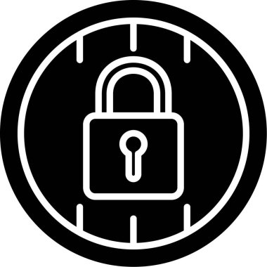 ikon vektör illüstrasyonunu kilitle